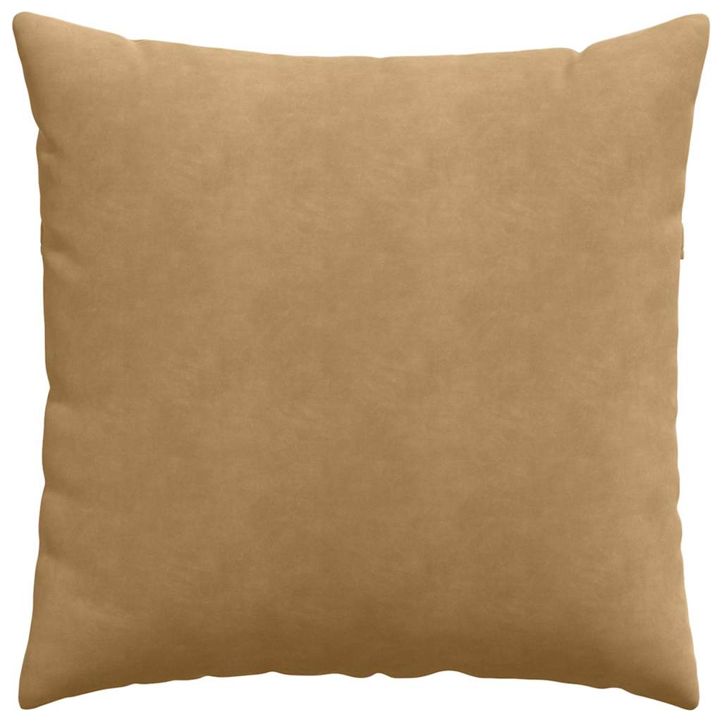 vidaXL Poduszki na sofę 2 pcs Brązowy 60 x 60 cm Tkanina sztruksowa