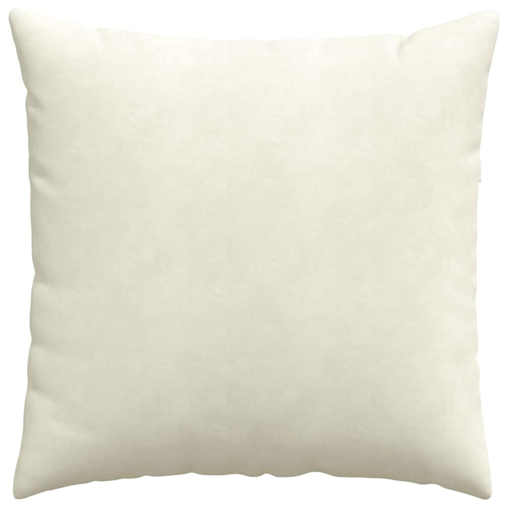 vidaXL Poduszki na sofę 2 pcs Kremowy 60 x 60 cm Tkanina sztruksowa