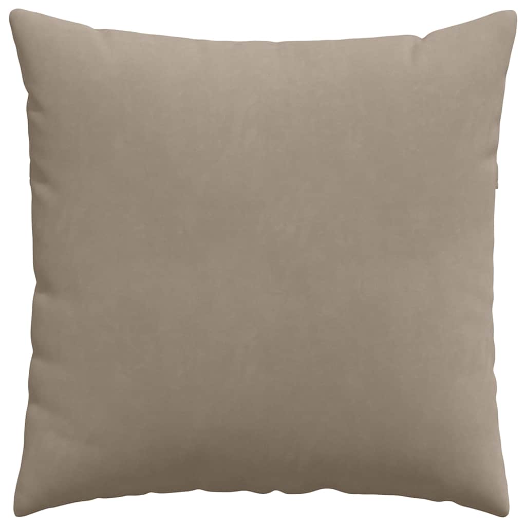 vidaXL Poduszki na sofę 2 pcs Ciemnoszary 60 x 60 cm tkanina
