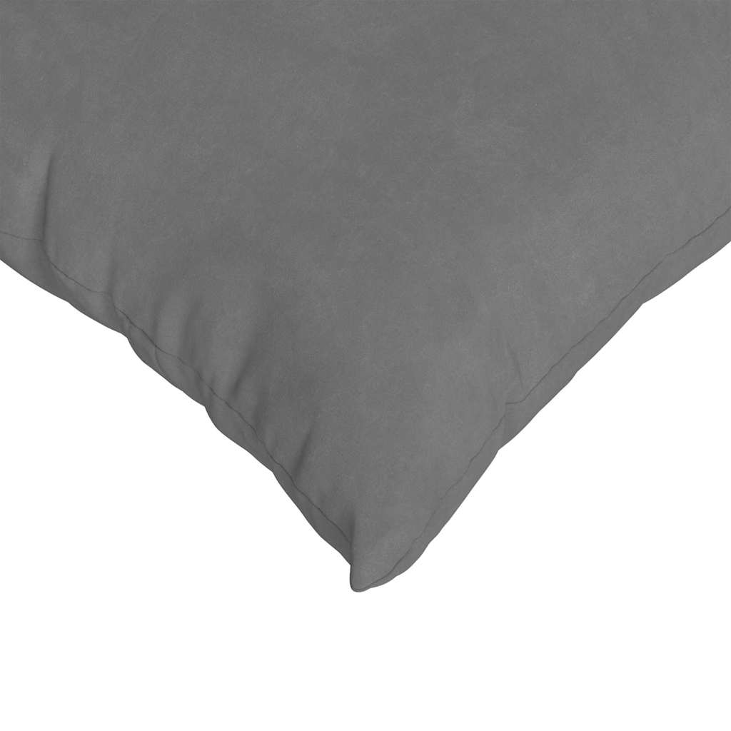 vidaXL Poduszki na sofę 2 pcs Ciemnoszary 60 x 60 cm tkanina
