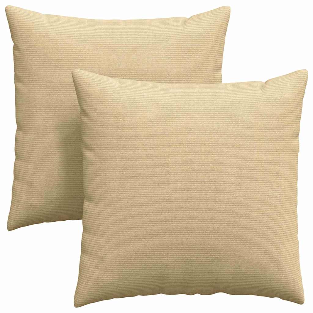 vidaXL Poduszki na sofę 2 pcs Szary zielony 60 x 60 cm