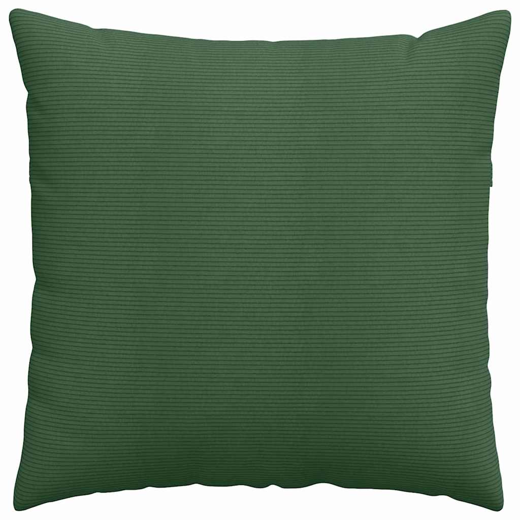 vidaXL Poduszki na sofę 2 pcs Ciemna zieleń 60 x 60 cm