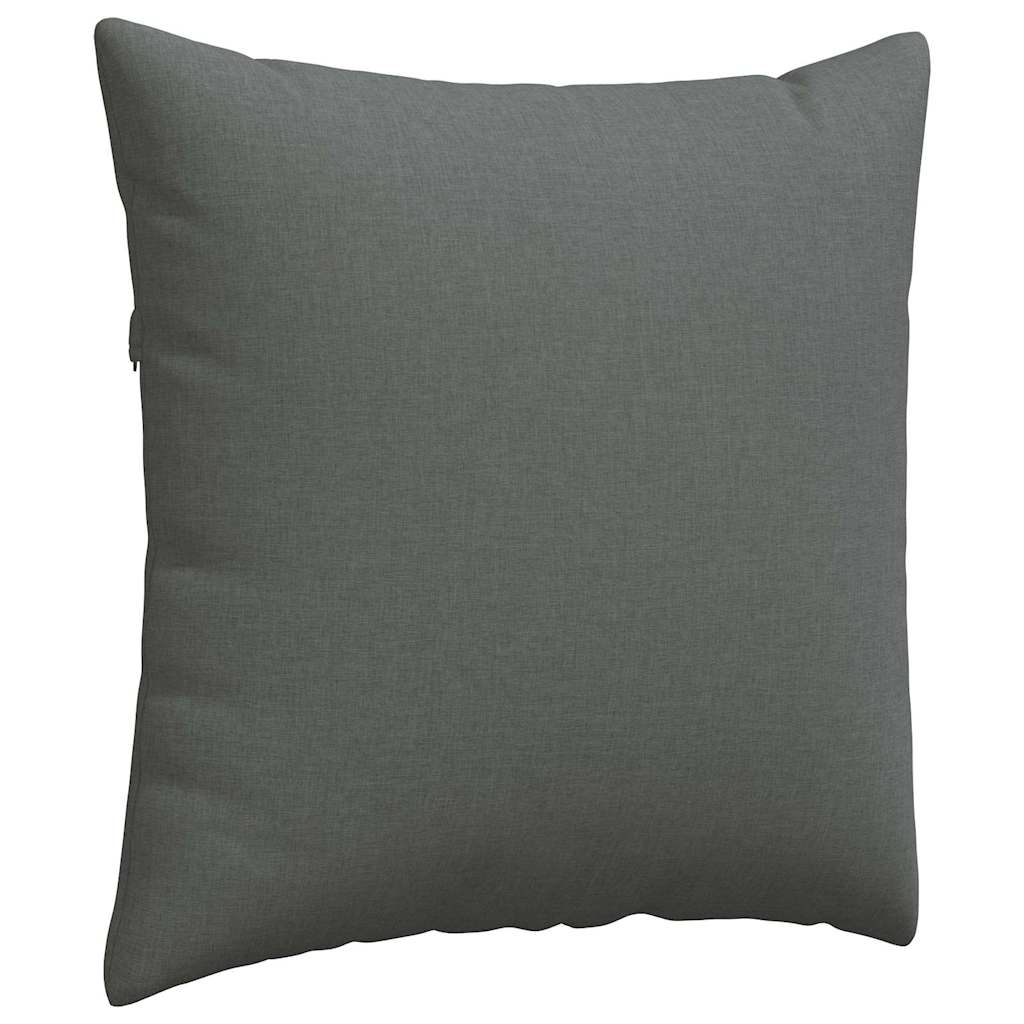 vidaXL Poduszki na sofę 2 pcs Ciemnoszary 80 x 80 cm tkanina
