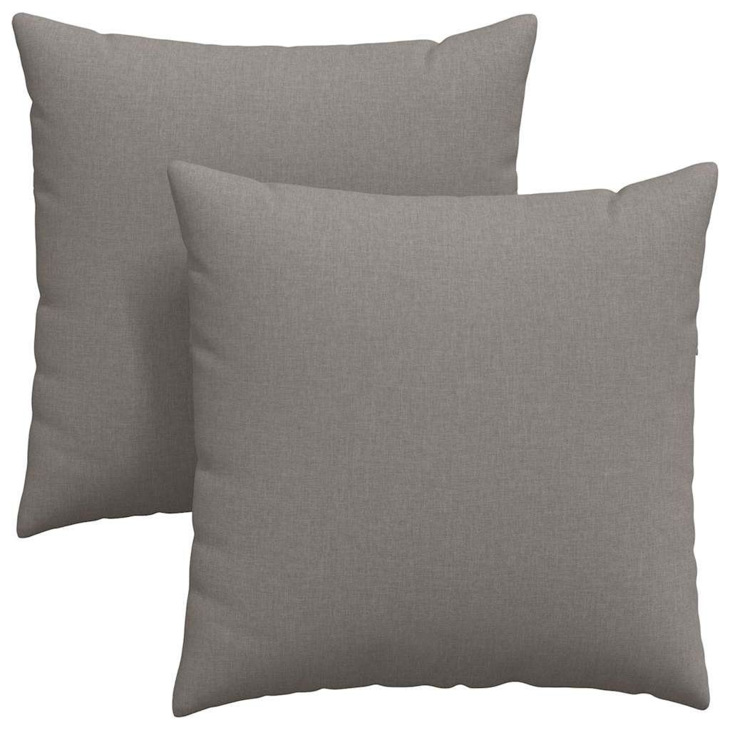 vidaXL Poduszki na sofę 2 pcs Ciemnoszary 80 x 80 cm tkanina
