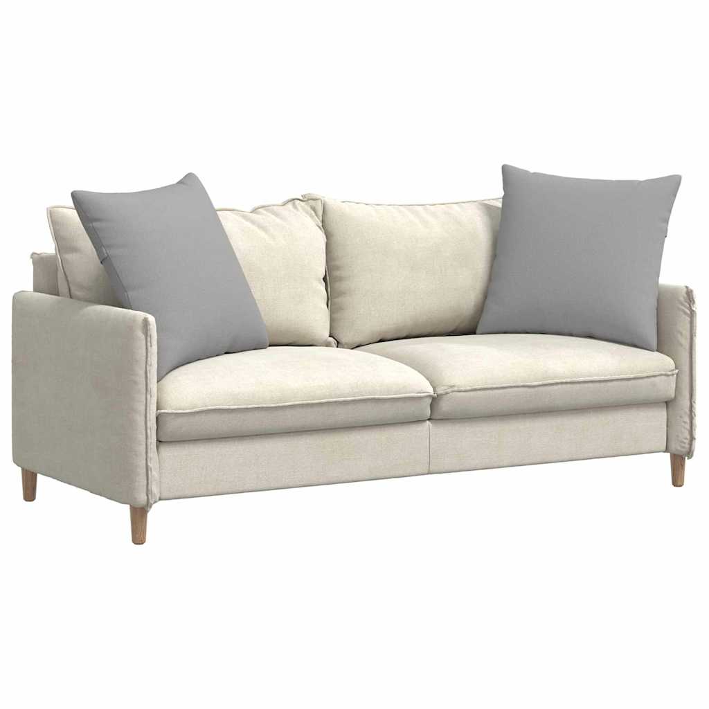 vidaXL Poduszki na sofę 2 pcs Szary chmur 80 x 80 cm tkanina