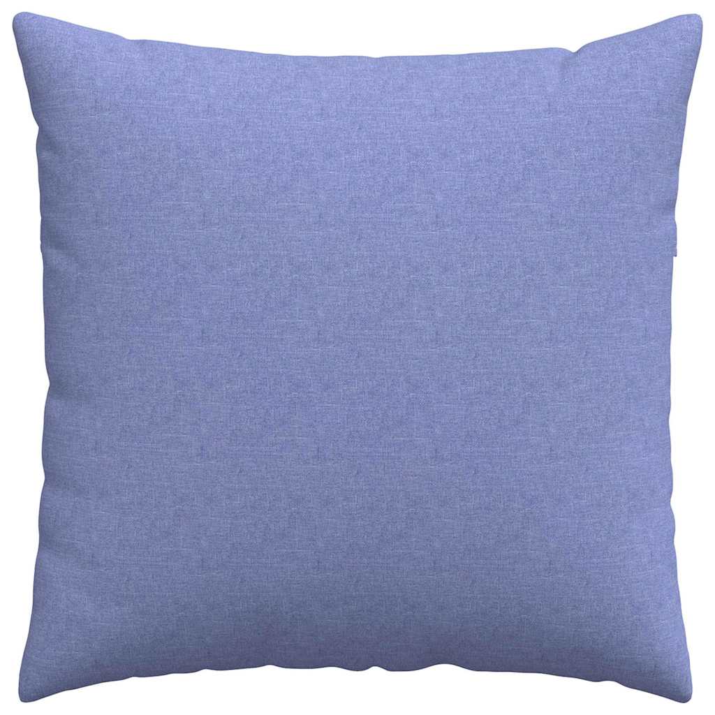 vidaXL Poduszki na sofę 2 pcs Niebieski dżins 80 x 80 cm tkanina