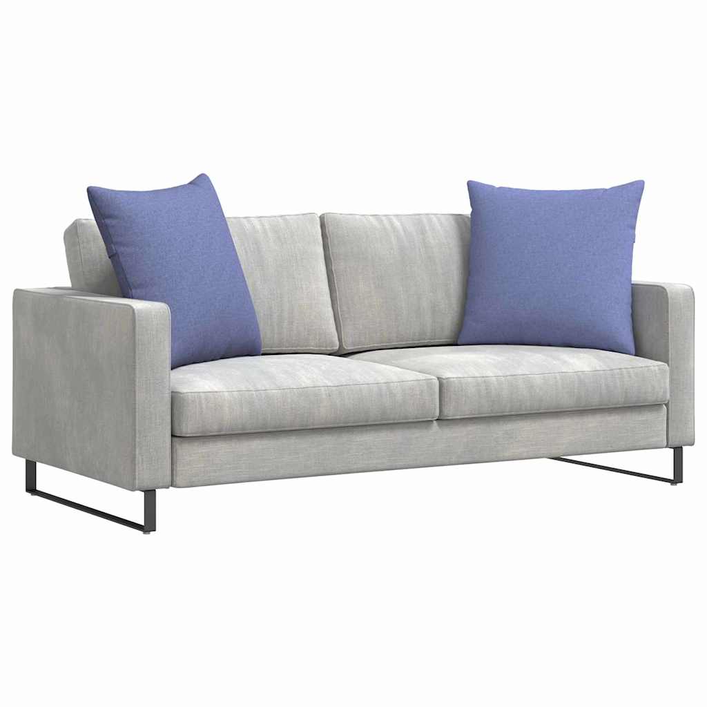 vidaXL Poduszki na sofę 2 pcs Niebieski dżins 80 x 80 cm tkanina