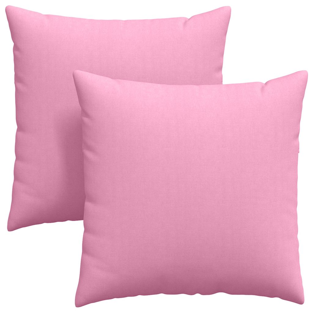 vidaXL Poduszki na sofę 2 pcs Różowy 80 x 80 cm tkanina