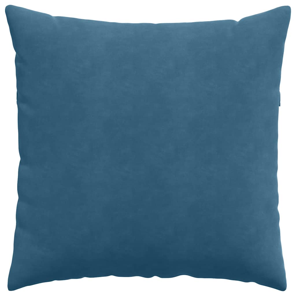 vidaXL Poduszki na sofę 2 pcs Niebieski 80 x 80 cm Tkanina sztruksowa