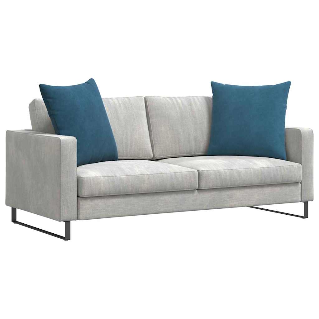 vidaXL Poduszki na sofę 2 pcs Niebieski 80 x 80 cm Tkanina sztruksowa