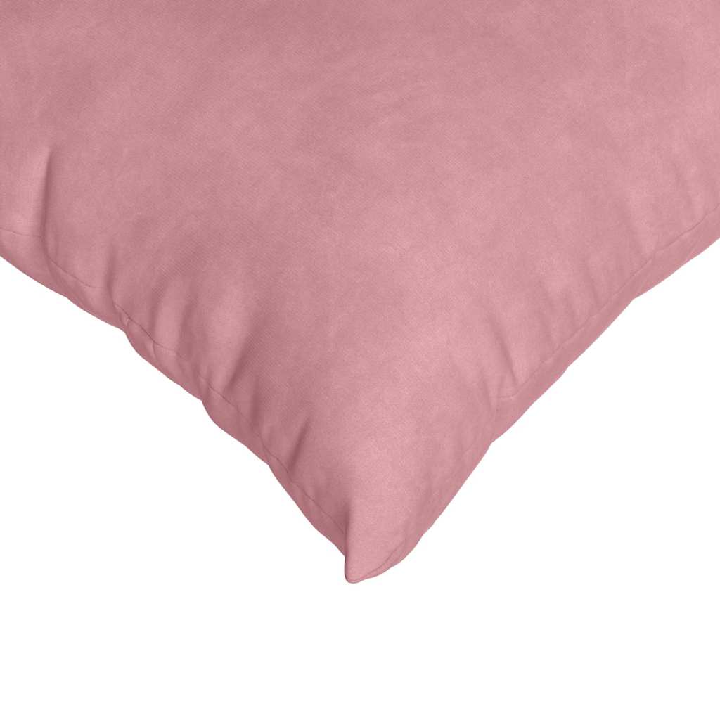 vidaXL Poduszki na sofę 2 pcs Różowy 80 x 80 cm Tkanina sztruksowa