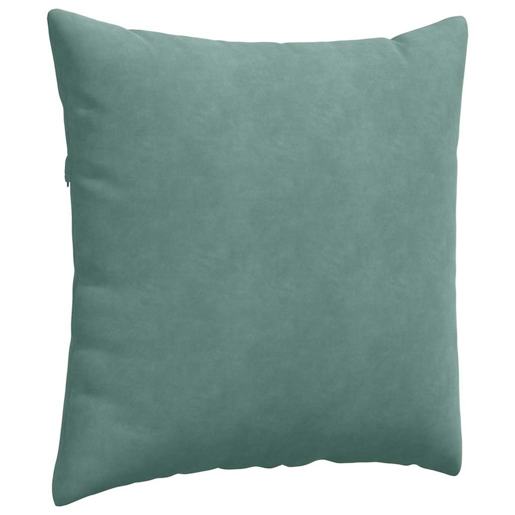 vidaXL Poduszki na sofę 2 pcs Zielony morski 80 x 80 cm