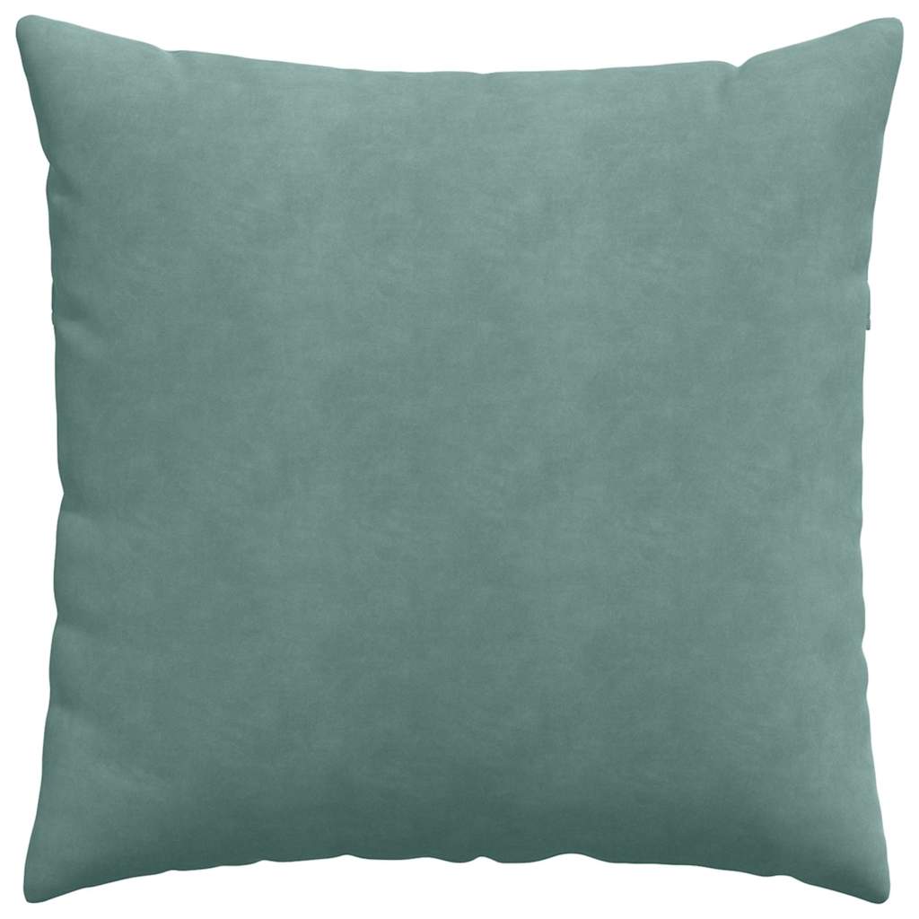 vidaXL Poduszki na sofę 2 pcs Zielony morski 80 x 80 cm