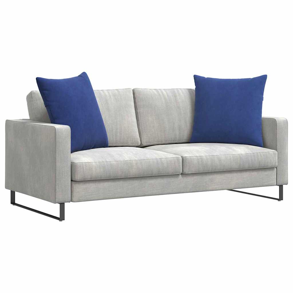 vidaXL Poduszki na sofę 2 pcs Niebieski policyjny 80 x 80 cm