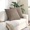 vidaXL Poduszki na sofę 2 pcs Ciemnoszary 80 x 80 cm tkanina