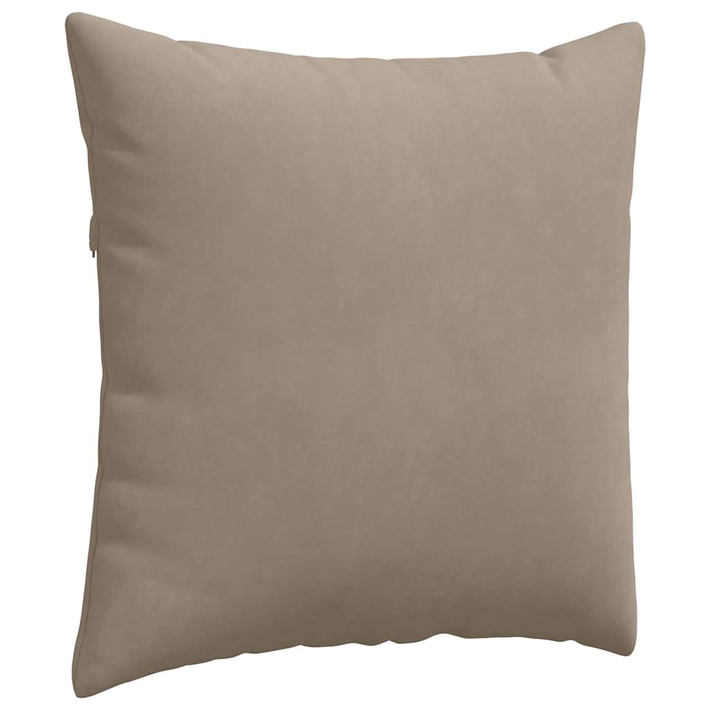 vidaXL Poduszki na sofę 2 pcs Ciemnoszary 80 x 80 cm tkanina