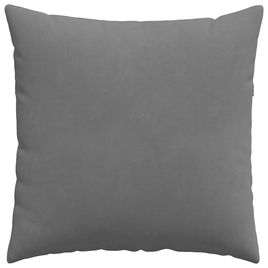 vidaXL Poduszki na sofę 2 pcs Ciemnoszary 80 x 80 cm tkanina