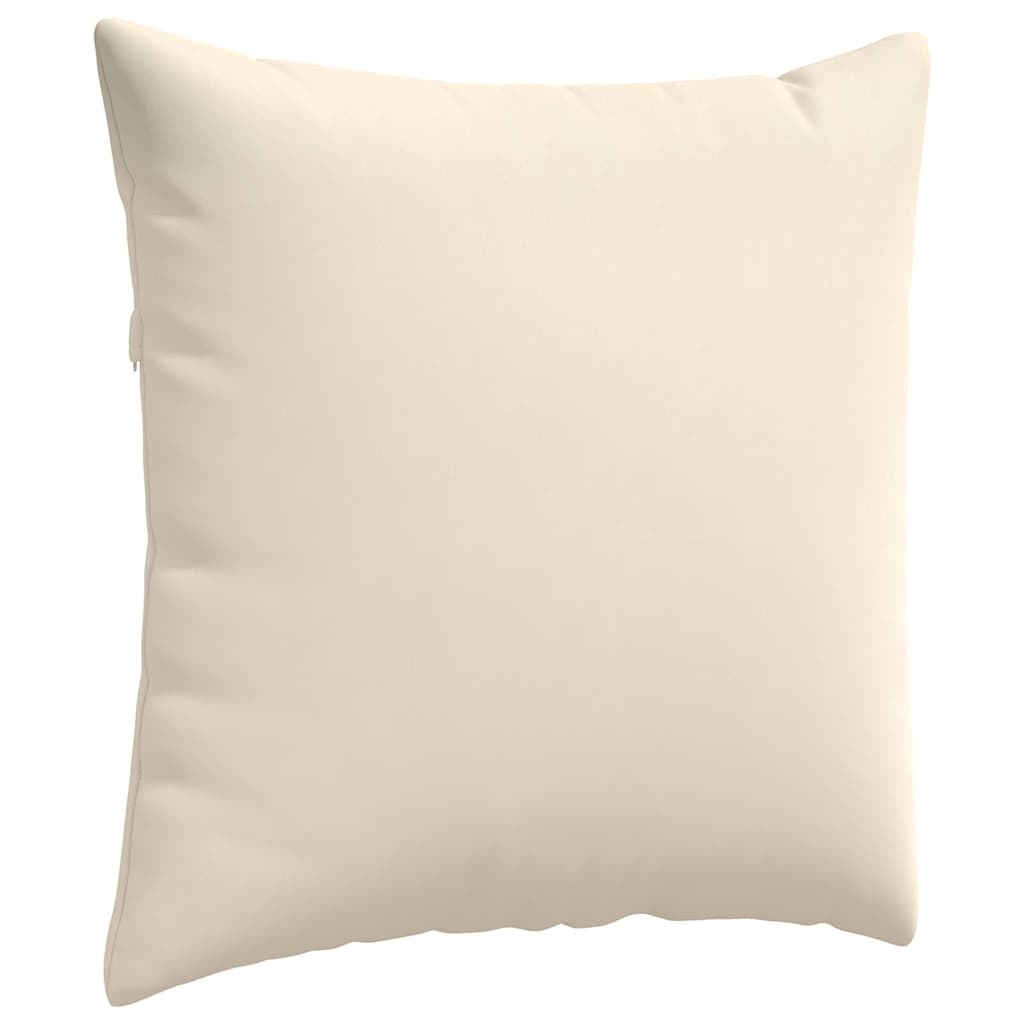 vidaXL Poduszki na sofę 2 pcs Beżowy 80 x 80 cm tkanina