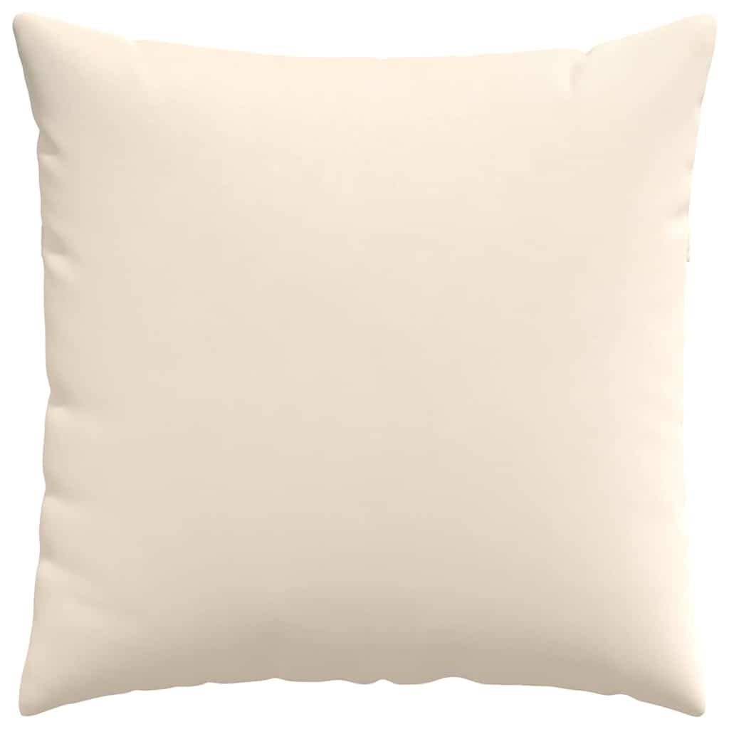 vidaXL Poduszki na sofę 2 pcs Beżowy 80 x 80 cm tkanina