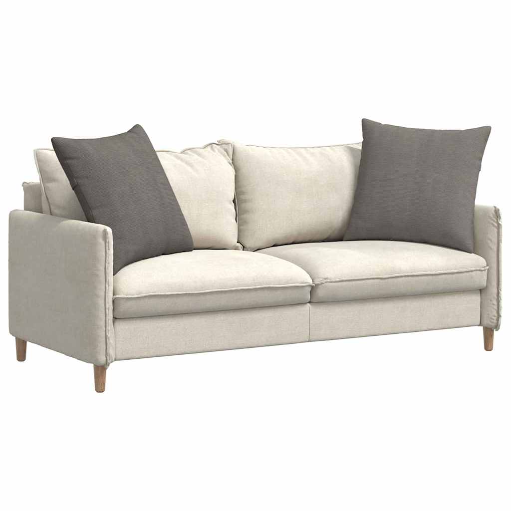 vidaXL Poduszki na sofę 2 pcs Jasnoszary 80 x 80 cm Tkanina sztruksowa