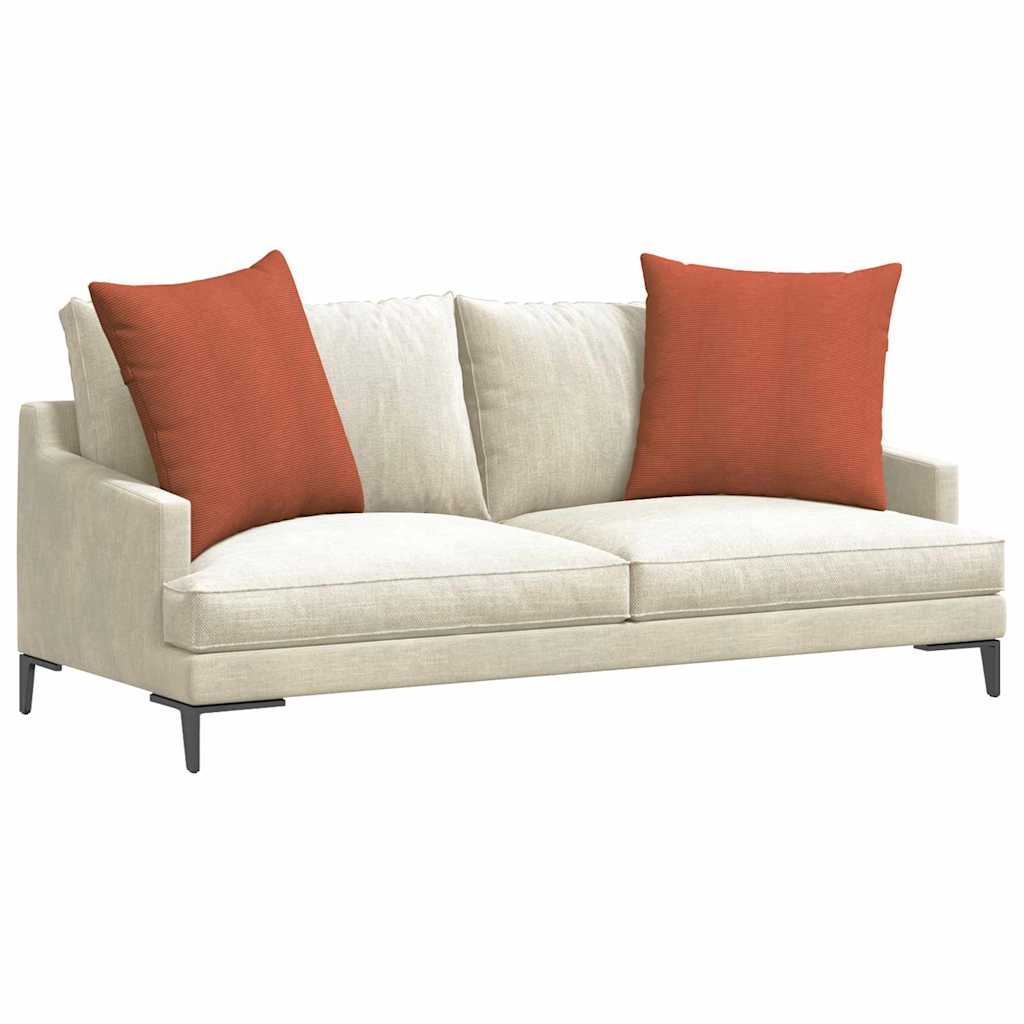 vidaXL Poduszki na sofę 2 pcs Czerwono-pomarańczowy 80 x 80 cm