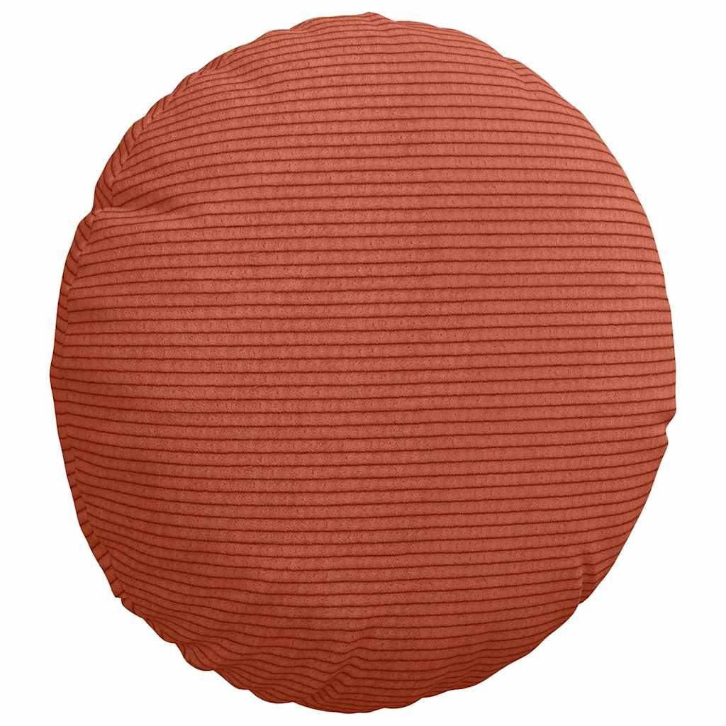vidaXL Poduszki na siedziska 2 pcs Czerwono-pomarańczowy Ø30 x 13 cm