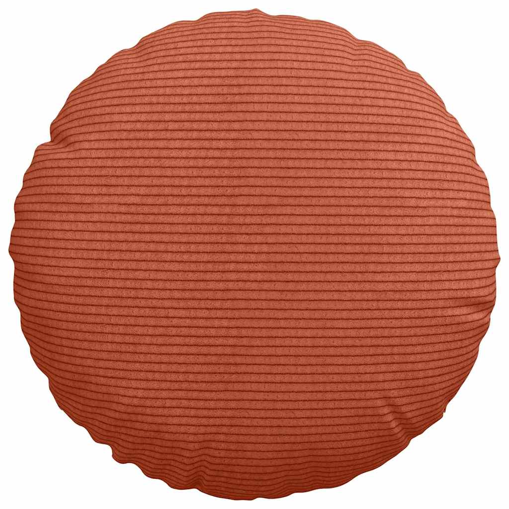 vidaXL Poduszki na siedziska 2 pcs Czerwono-pomarańczowy Ø30 x 13 cm