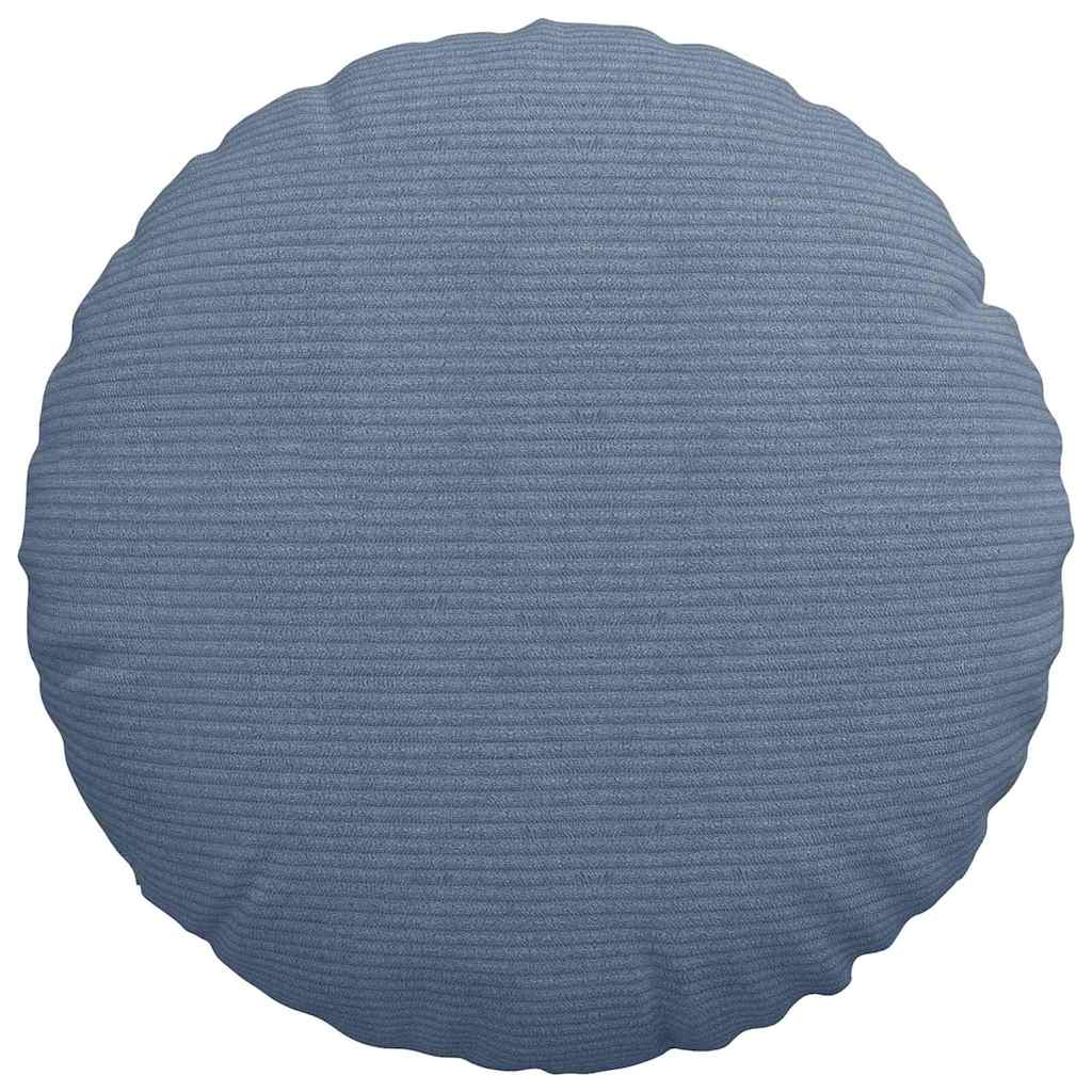 vidaXL Poduszki na siedziska 2 pcs Niebieski Ø 40 cm