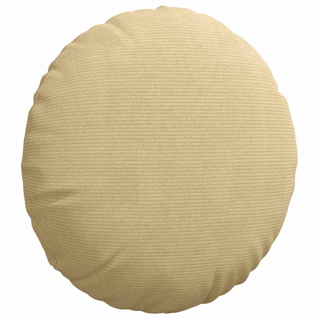 vidaXL Poduszki na siedziska 2 pcs Szary zielony Ø50 x 19 cm