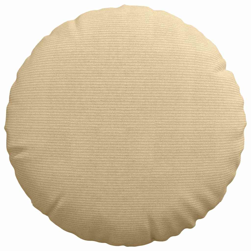 vidaXL Poduszki na siedziska 2 pcs Szary zielony Ø50 x 19 cm