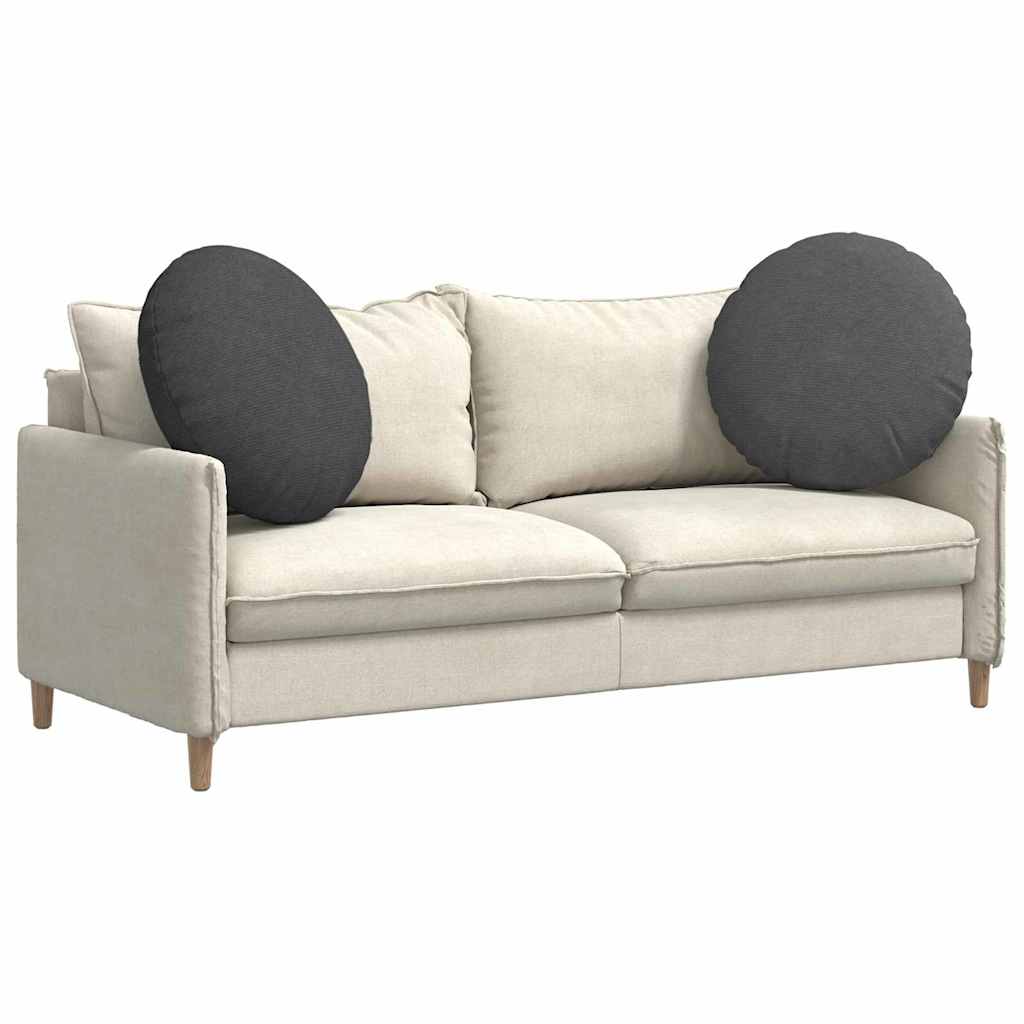 vidaXL Poduszki na siedziska 2 pcs Ciemnoszary Ø60 x 21 cm