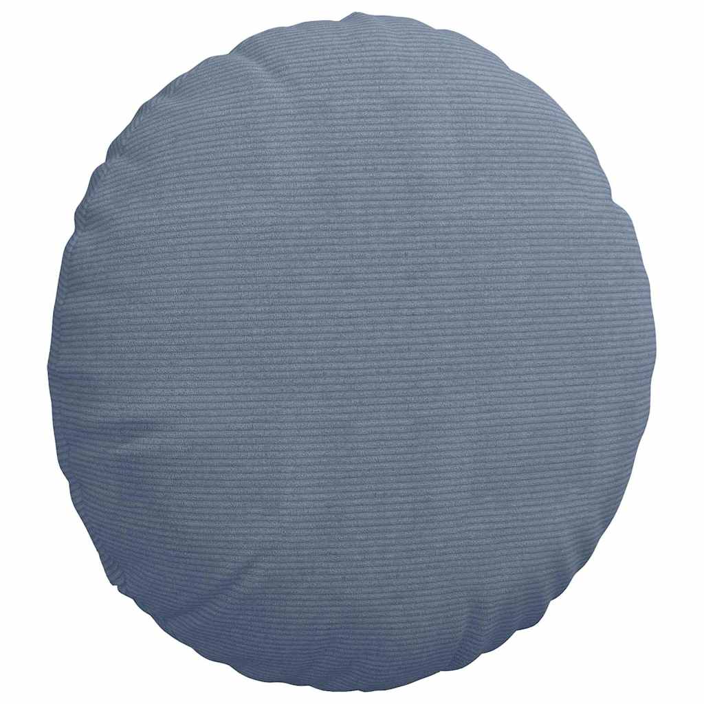 vidaXL Poduszki na siedziska 2 pcs Niebieski Ø60 x 21 cm