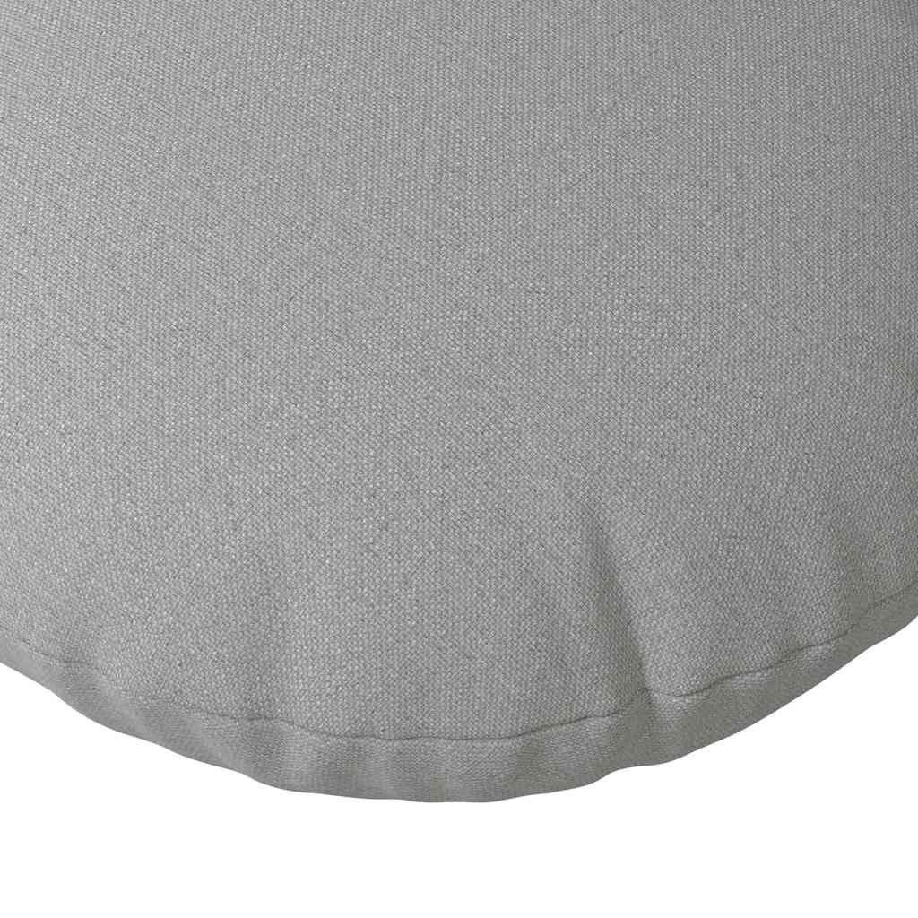 vidaXL Poduszki na siedziska 2 pcs Szary chmur Ø80 x 29 cm tkanina