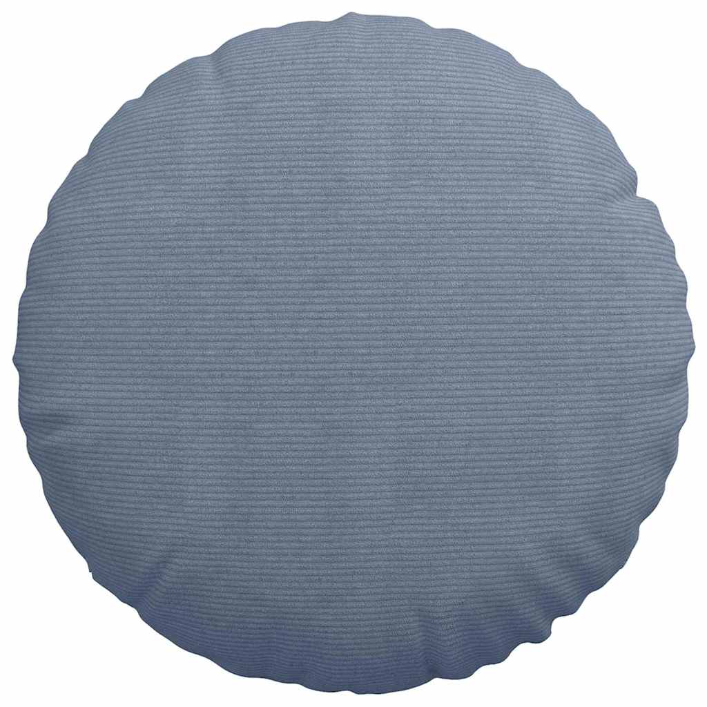 vidaXL Poduszki na siedziska 2 pcs Niebieski Ø 80 cm