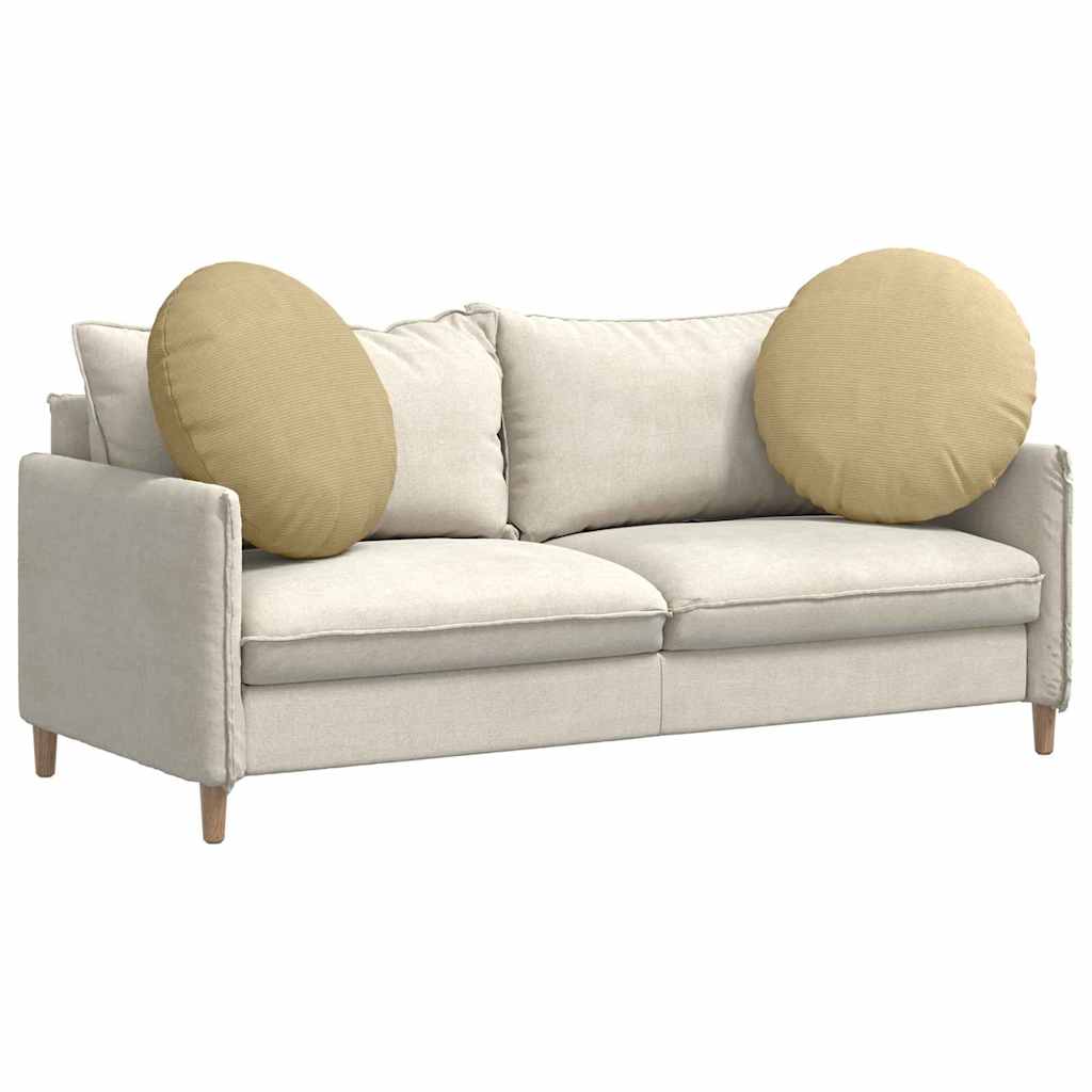 vidaXL Poduszki na siedziska 2 pcs Szary zielony Ø 80 cm