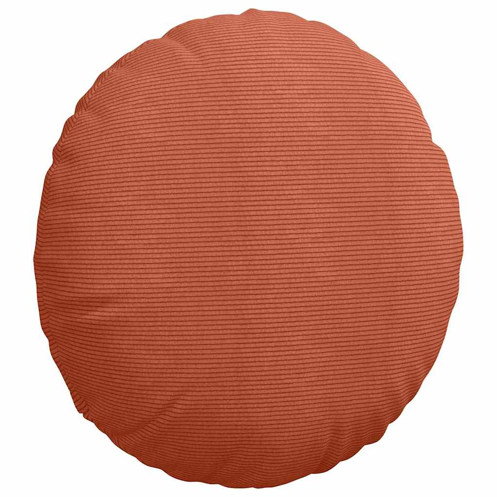 vidaXL Poduszki na siedziska 2 pcs Czerwono-pomarańczowy Ø 80 cm