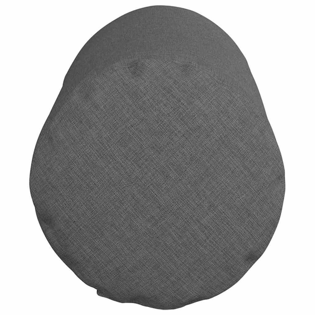 vidaXL Poduszki Wałkowe 2 pcs Ciemnoszary Ø 15 x 40 cm tkanina