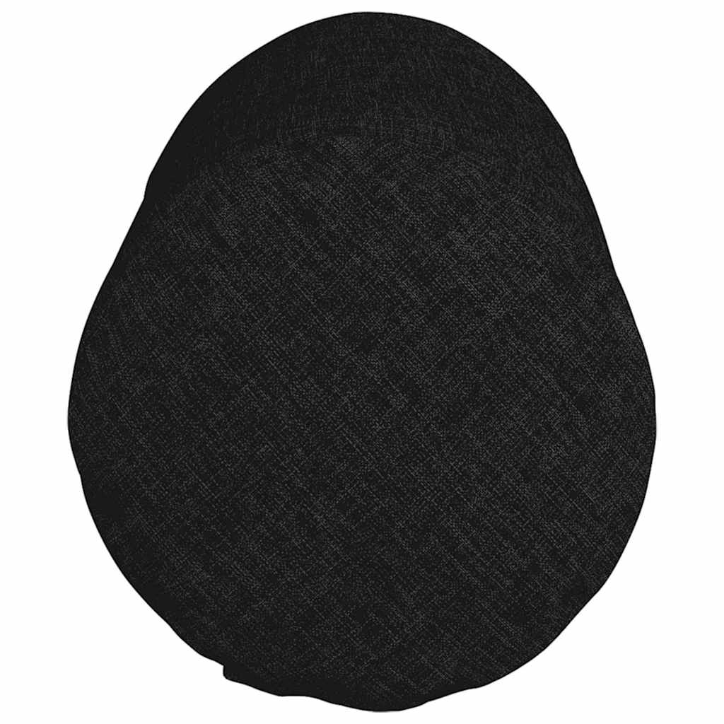 vidaXL Poduszki Wałkowe 2 pcs Czarny Ø 15 x 40 cm tkanina