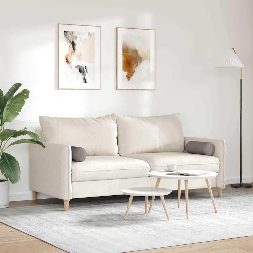 vidaXL Poduszki Wałkowe 2 pcs Ciemnoszary Ø 15 x 40 cm tkanina