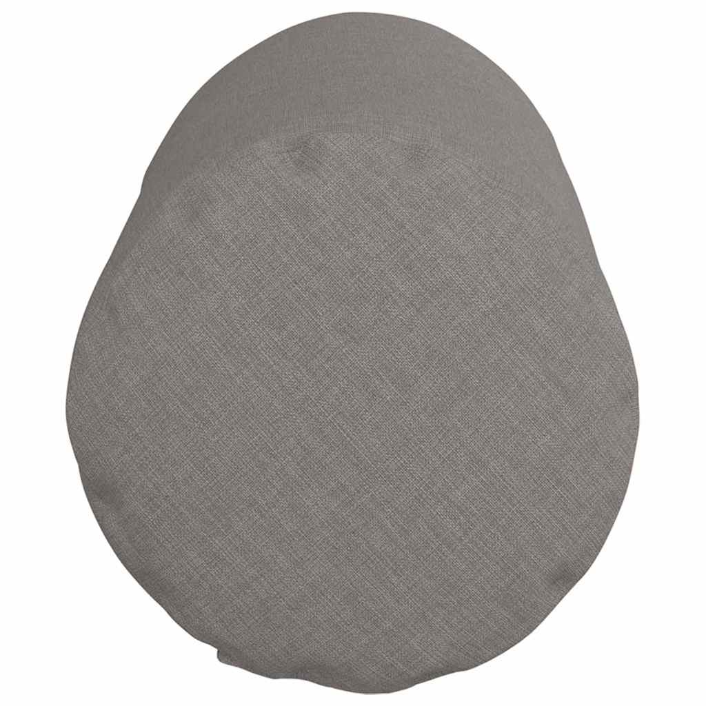 vidaXL Poduszki Wałkowe 2 pcs Ciemnoszary Ø 15 x 40 cm tkanina
