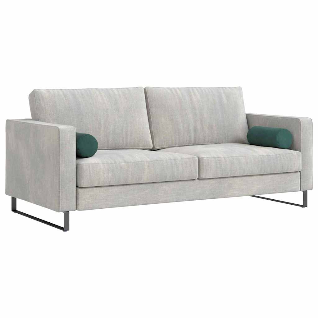vidaXL Poduszki Wałkowe 2 pcs Ciemna zieleń Ø 15 x 40 cm