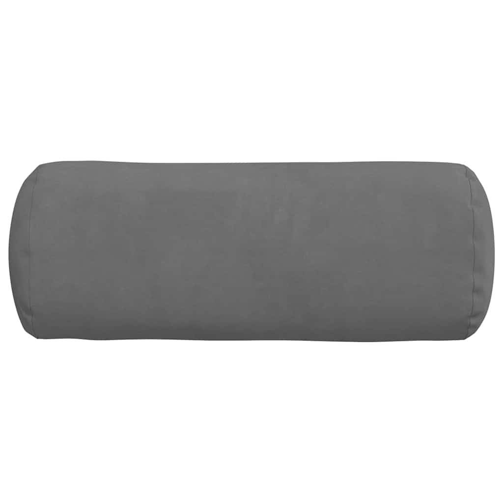 vidaXL Poduszki Wałkowe 2 pcs Ciemnoszary Ø 15 x 40 cm