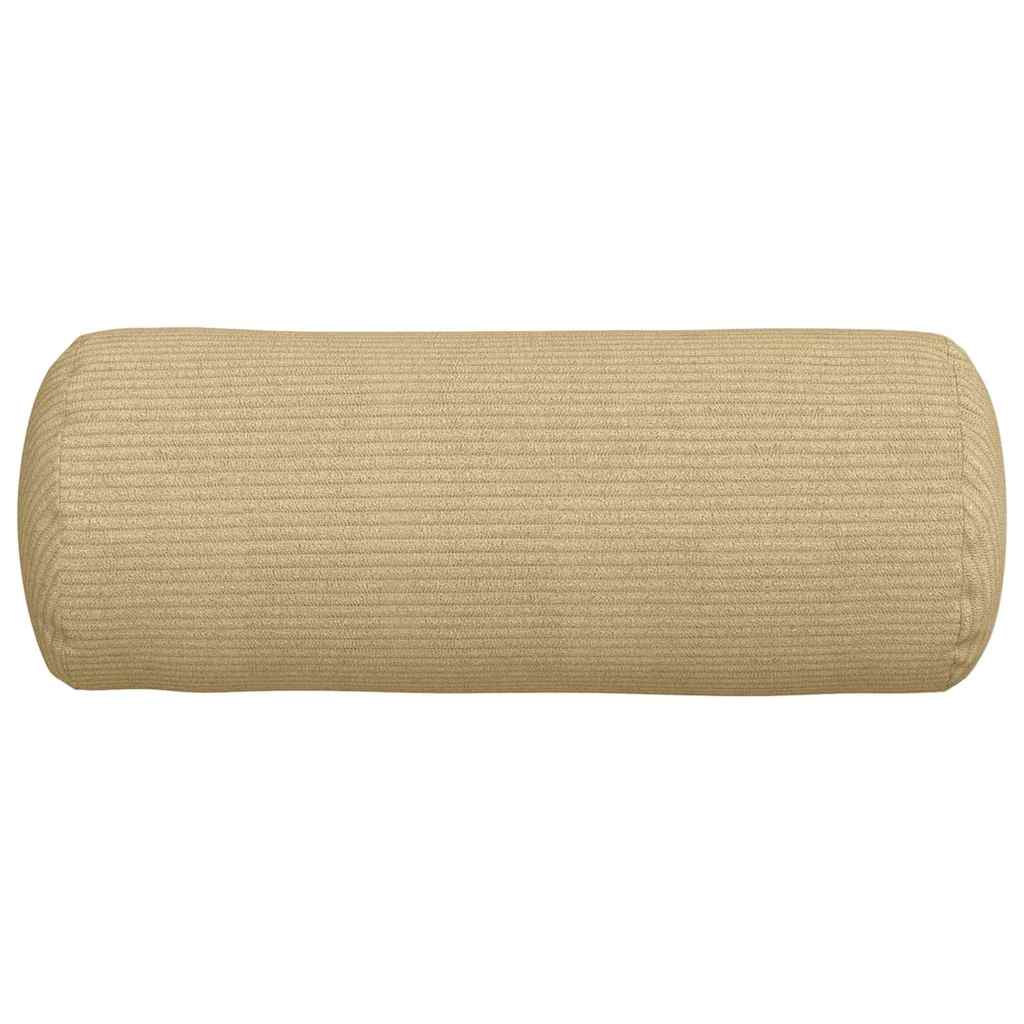 vidaXL Poduszki Wałkowe 2 pcs Szary zielony Ø 15 x 40 cm