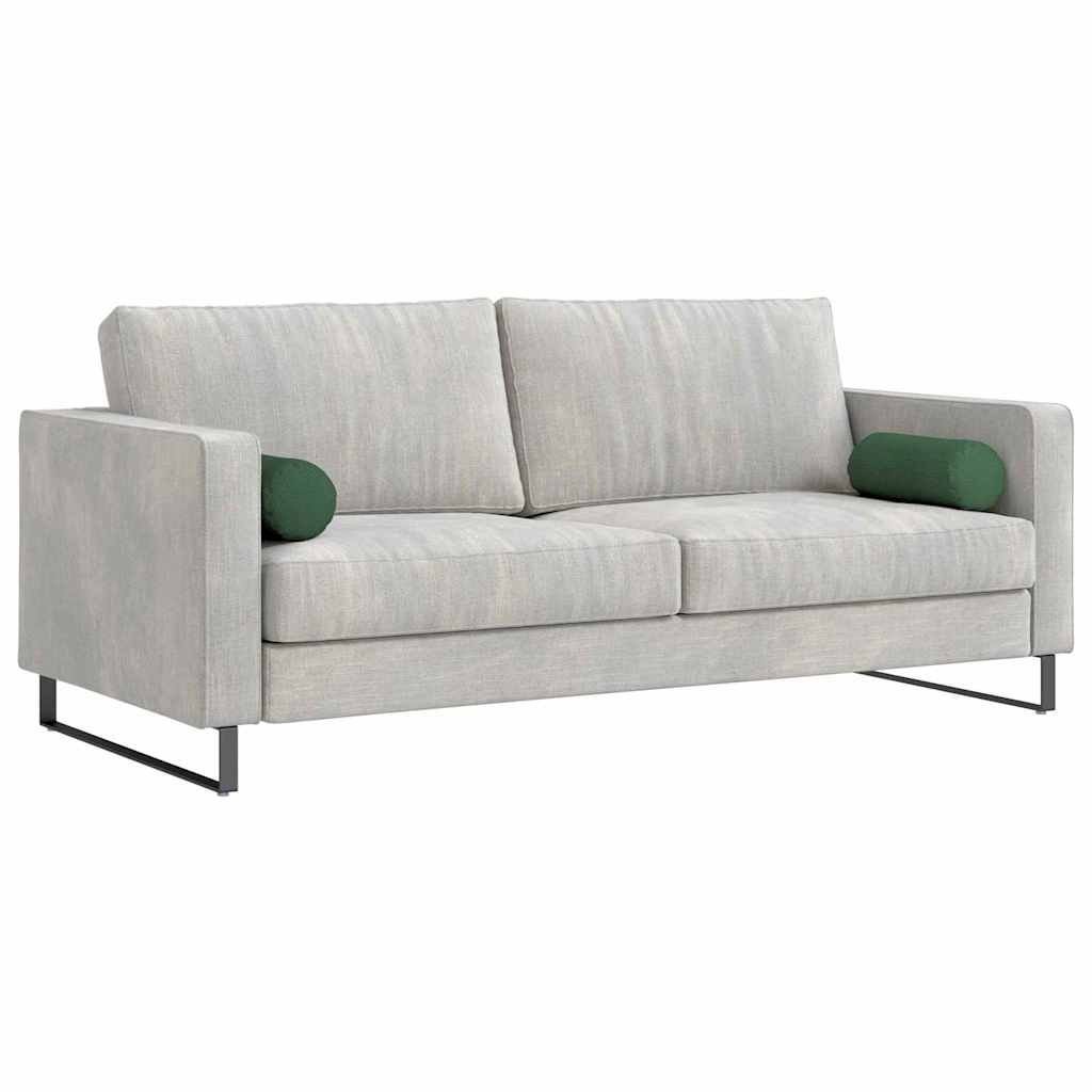 vidaXL Poduszki Wałkowe 2 pcs Ciemna zieleń Ø 15 x 40 cm