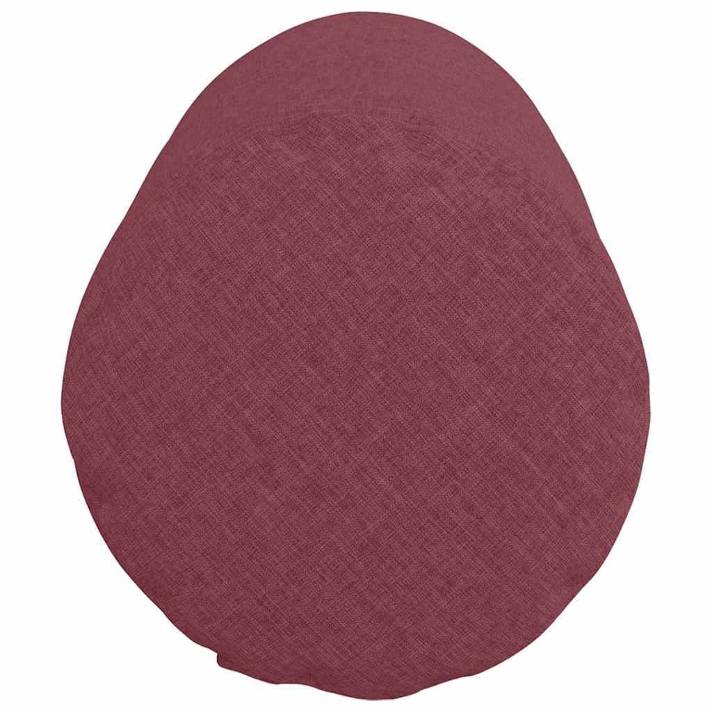 vidaXL Poduszki Wałkowe 2 pcs Czerwone wino Ø 25 x 70 cm tkanina