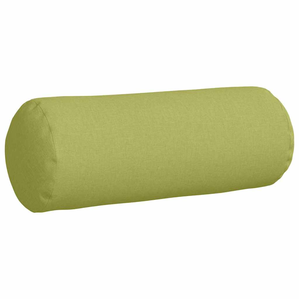 vidaXL Poduszki Wałkowe 2 pcs Jasnozielony Ø 25 x 70 cm tkanina