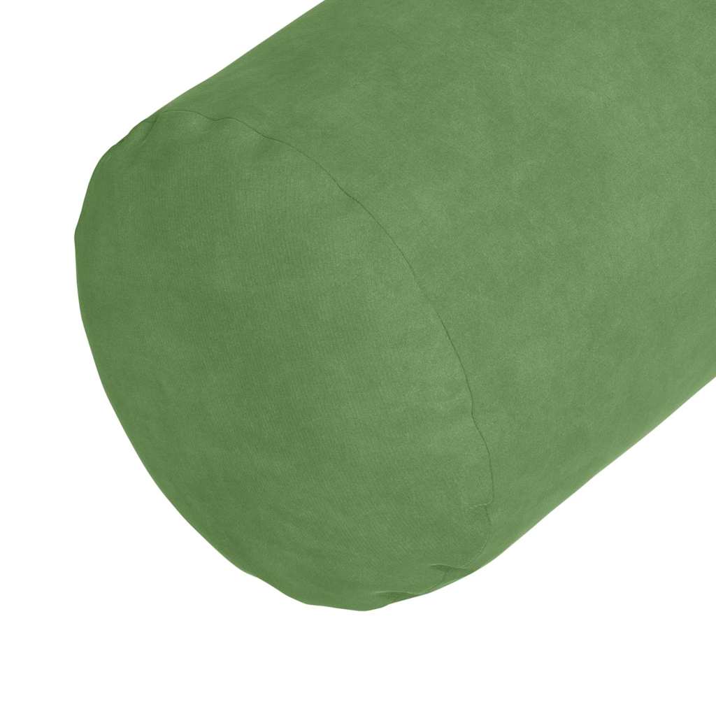 vidaXL Poduszki Wałkowe 2 pcs Jasnozielony Ø 25 x 70 cm