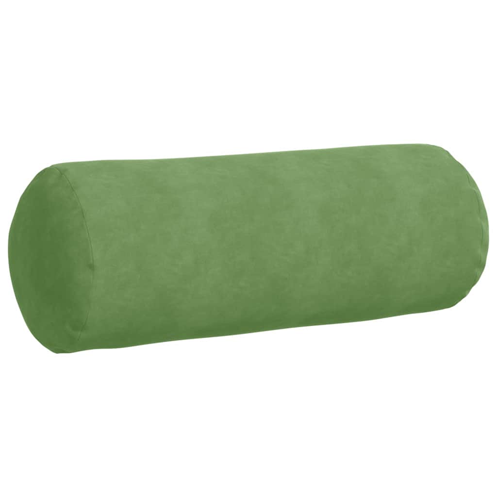 vidaXL Poduszki Wałkowe 2 pcs Jasnozielony Ø 25 x 70 cm