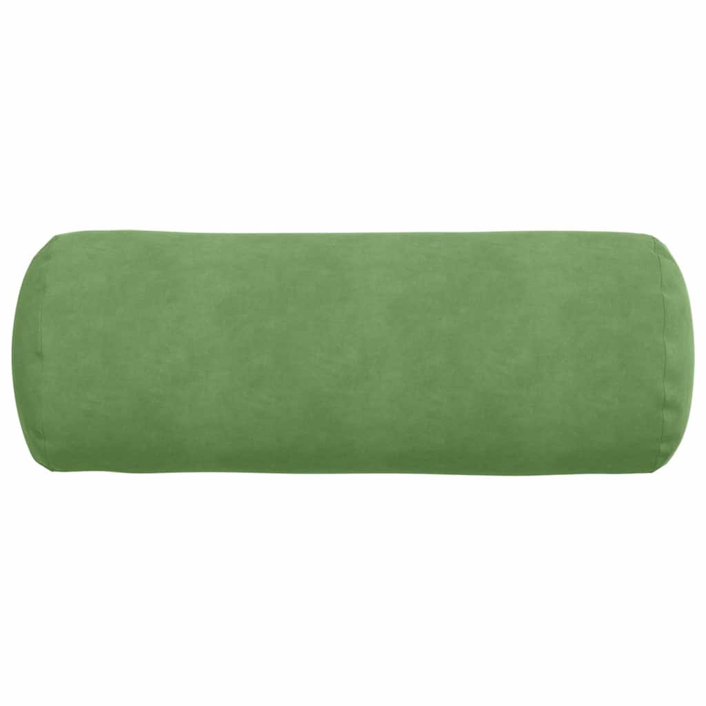vidaXL Poduszki Wałkowe 2 pcs Jasnozielony Ø 25 x 70 cm