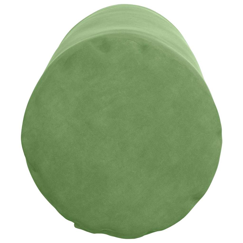 vidaXL Poduszki Wałkowe 2 pcs Jasnozielony Ø 25 x 70 cm